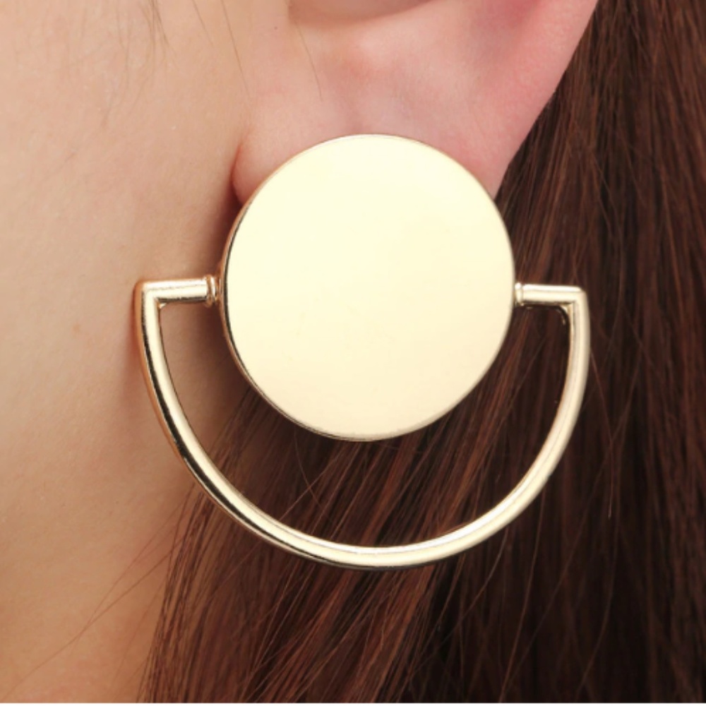 Gold Geometric Earrings
